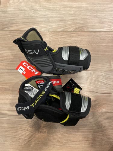 New CCM Tacks AS-V Elbow Pads Junior Large