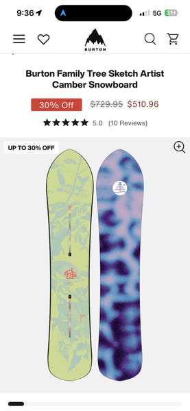burton 155 snowboard Blossom Twin Perfectly symmetrical for a balanced ride thats equally versatile regular or switch Burton Family Tree Hometown Hero