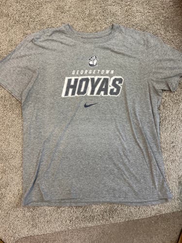 Georgetown University Gray XL Men's Nike Shirt (Used)