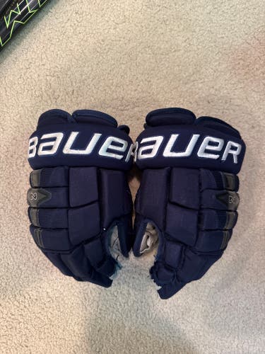 Bauer Navy Nexus Pro Gloves 13" (Used)