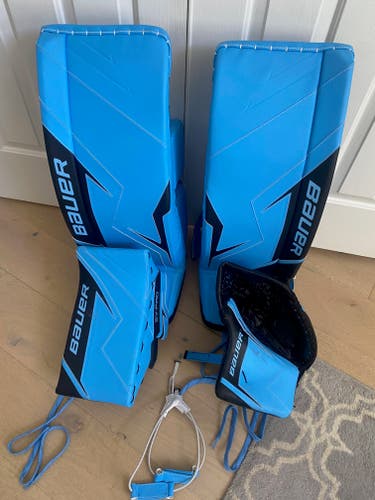 Bauer SV-Pro Goalie Set (Special Edition) New Pads/Slightly used Gloves (Must Read Description)
