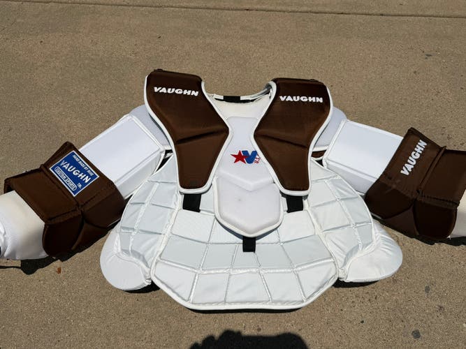 Medium Vaughn Vintage Color Way Pro Spec Goalie Chest Protector Pro Stock (New)