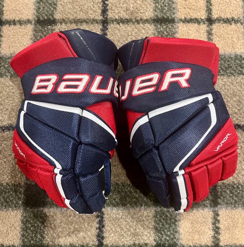 Bauer Vapor 3X Pro Gloves 14" (New) custom navy red USA