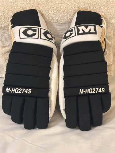 Vintage CCM M-HG274S Pro Guard Senior Men’s Ice Hockey Gloves 14.5”