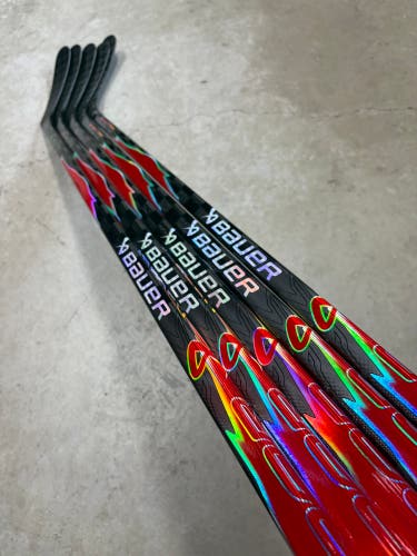 5 PACK 87 Flex P92 Senior Bauer Flylite Right Hand Hockey Stick Pro Stock (New)