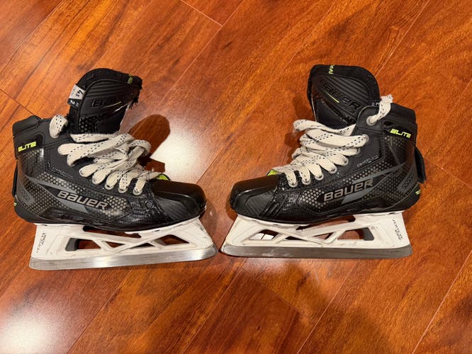 2024 Bauer Elite Hockey Goalie Skates Regular Width Size 4.5 (Used)