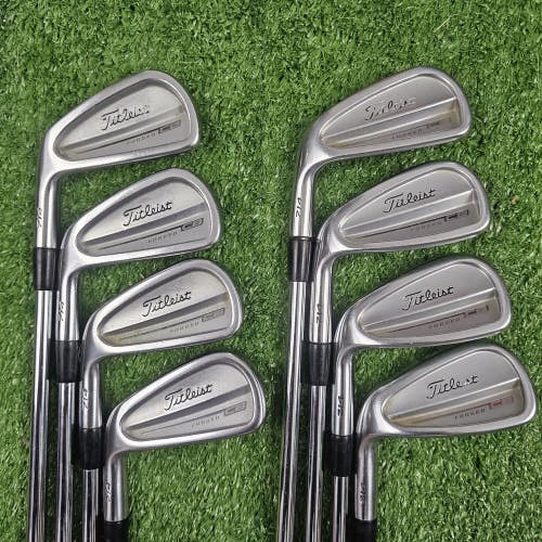 Titleist 714 Forged CB Iron Set 3-PW Project X 6.0 Stiff Steel Left LH +0.75"