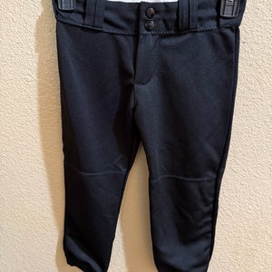 Black Kid's Medium Youth Alleson Game Pants (Used)