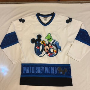 Vintage Walt Disney World 2006 Embroidered Hockey Jersey Adult Small