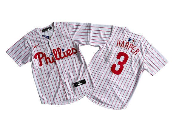 Philadelphia Phillies Bryce Harper Pinstripe Jersey