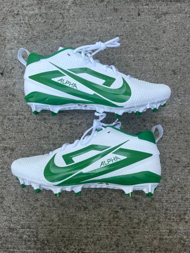 Oregon Ducks Team Issued Nike Alpha Cleats (Size  12.5)
