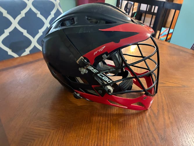 Cascade Pro-7 Helmet (Used) Navy/ Red