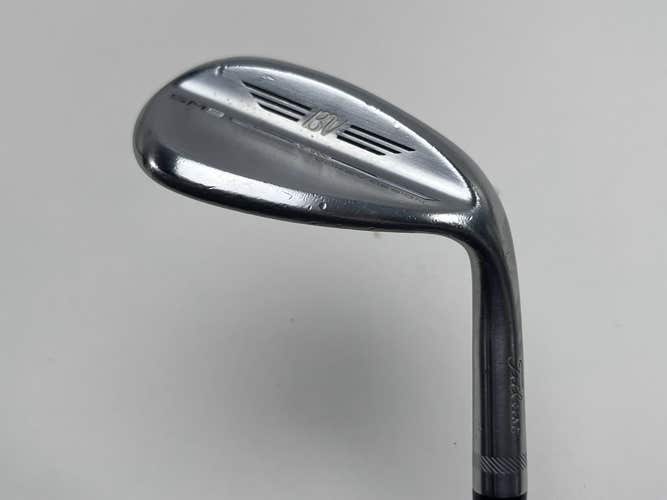 Titleist Vokey SM9 Tour Chrome Lob Wedge LW 60* 8 Bounce M-Grind RH