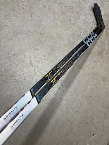 2 PACK 75 Flex P90TM Senior CCM JetSpeed FT6 Pro Left Hand Hockey Stick Pro Stock (New)