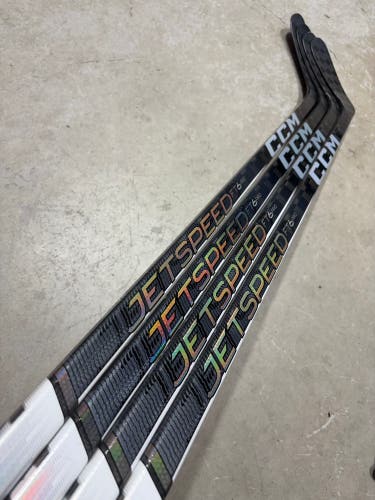 4 PACK 75 Flex P90TM Senior CCM JetSpeed FT6 Pro Left Hand Hockey Stick Pro Stock (New)