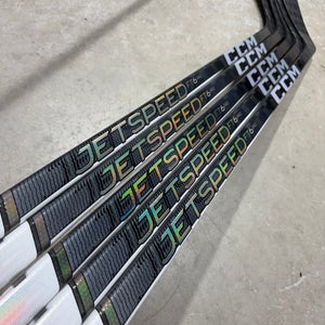 5 PACK 75 Flex P90TM Senior CCM JetSpeed FT6 Pro Left Hand Hockey Stick Pro Stock (New)