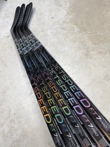 5 PACK 80 Flex P92 Senior CCM Jetspeed FT7 Pro Right Hand Hockey Stick Pro Stock (New)