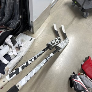 TWO PACK CCM Extreme Flex 5 and 5.9 Regular Goalie Stick 26" Paddle (Used)
