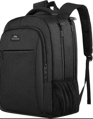 Black Matein Mlassic Travel Laptop Backpack