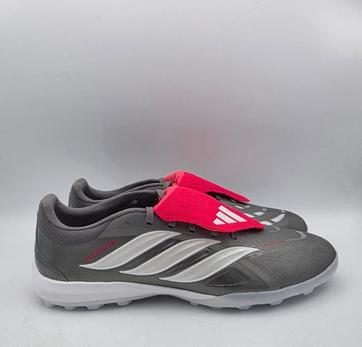 Adidas Predator Pro FT TF Fold-Over Tongue Turf Iron Metallic JR7864 Men's Sz 12
