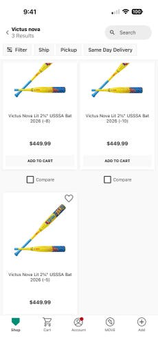 Victus Nova Lit 2 3/4" USSSA Bat 31 inch -5
