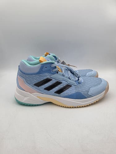 Adidas Crazyflight 6 Mid Volleyball Shoes Glow Blue/Shadow Navy HP7032 Wmns Sz 9