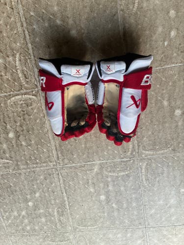 Bauer Gloves Pro Stock (Used)- BU team gloves