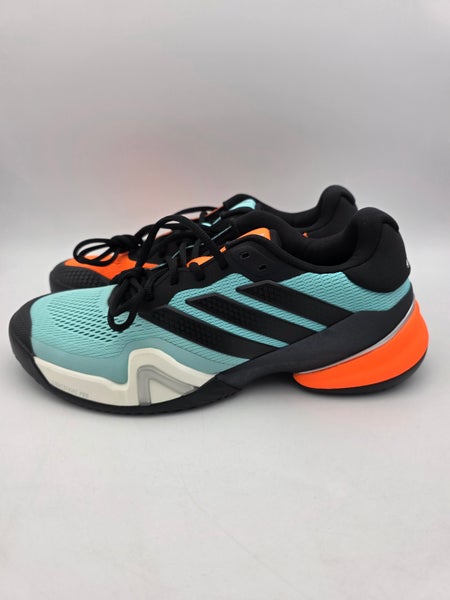 Adidas Barricade 14M Tennis Pickleball Shoes Mens 11 Aqua Orange Black JR1742 Adidas Men main image 4