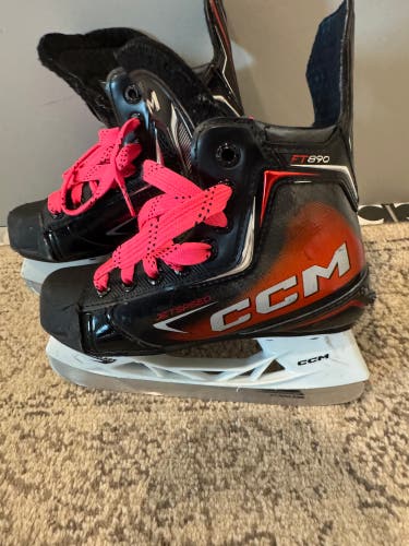 2025 CCM JetSpeed FT890 Hockey Skates Regular Width 13 (Used)