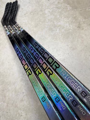 3 PACK 80 Flex P92 Senior CCM RibCor Trigger 8 Pro Right Hand Hockey Stick Pro Stock NHL (New)