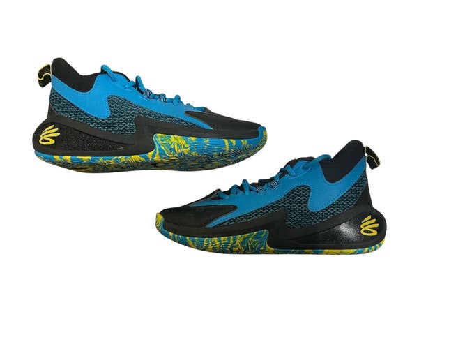 Used Under Armour Basketball Shoes M Carolina Blue Junior 06 11873-S000242562