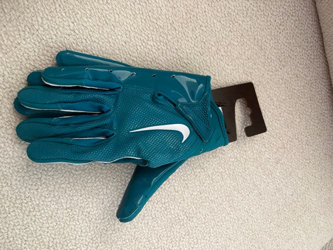 **PLAYER EDITION** Jaguars Large Adult Nike Vapor Jet 7.0 Gloves (New)
