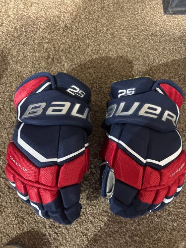 Bauer Supreme 2S Gloves 13" (Used) Blue and Red