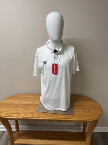 White Large Men's CCM Shirt (New)