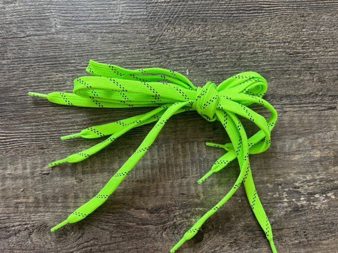 Neon Green/ Black Lacrosse Shooting Strings | Lot of 4 | New