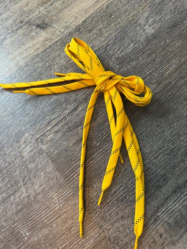Yellow/Black Lacrosse Shooting Strings | Lot of 4 | New