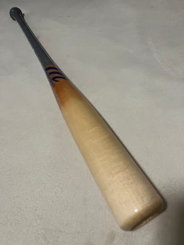 Marucci 33.5”/31oz AP5 Maple Wood Custom Baseball Bat Blem Natural/Gunship Gray/Blue Metallic