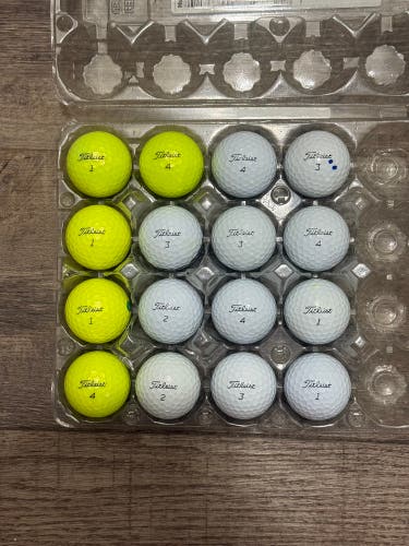 16 Titleist AVX Golf Balls - 5A Mint Condition ONLY