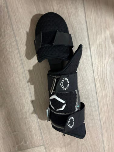 Black Senior EvoShield Leg guard Shin Guards (New)