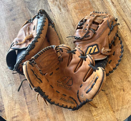 Mizuno Vintage Professional Model RH Infield Baseball Glove 11" (Used)
