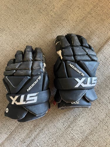 STX Surgeon 700 Lacrosse Gloves - Adult Medium (12”) (Used)