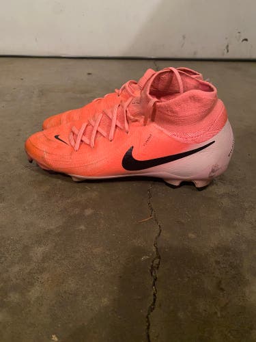 NIKE MEN'S PHANTOM LUNA II PRO FG Size 9.5 Mens (W 10.5) Soccer Cleats Color:Sunset Pulse/Black