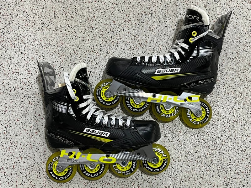 Used Senior Bauer Vapor X3 Inline Skates Size 8.5 | EXCELLENT CONDITION