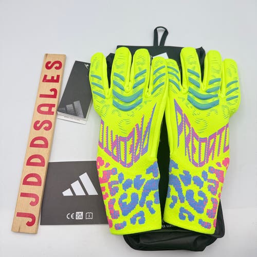 Adidas Predator Pro GL Goalkeeper Soccer Goalie Gloves JN0242 Lucid Lemon Sz 10
New With Tags-$130