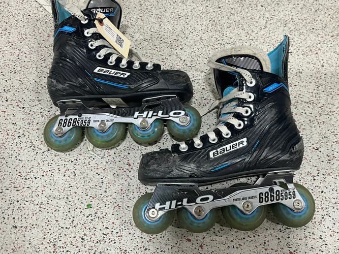 Used Junior Bauer RSX Inline Skates Size 2