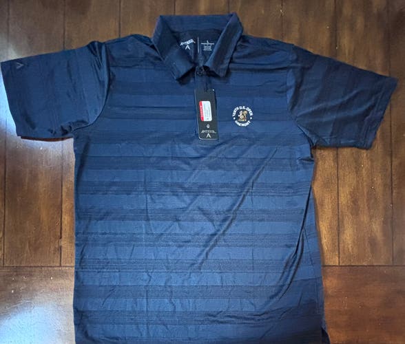US Open 125 Year Oakmont Antigua Golf Polo Adult Large NWT
