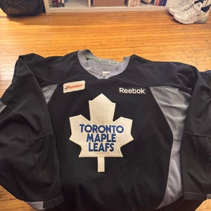 Reebok Pro Stock Toronto Maple Leafs Practice Jersey - Made in Canada, 58+ Goalie