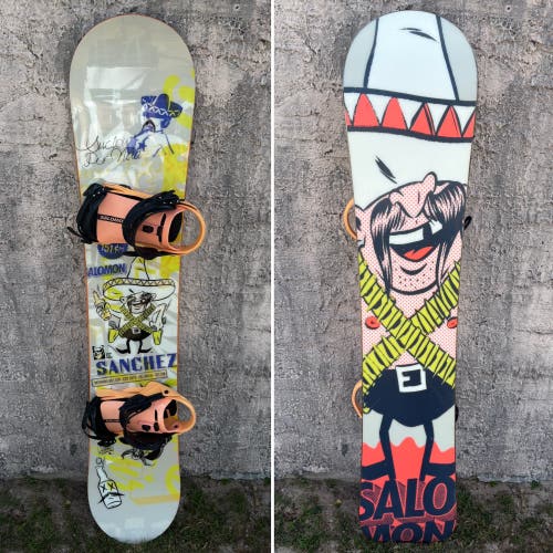 151cm Salomon Sanchez Snowboard With Salomon Rhythm Bindings