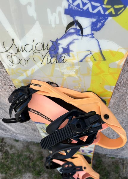 SALOMON SANCHEZ 151×SALOMON RHYTHM M 151cm Salomon Sanchez Snowboard With Salomon Rhythm Bindings