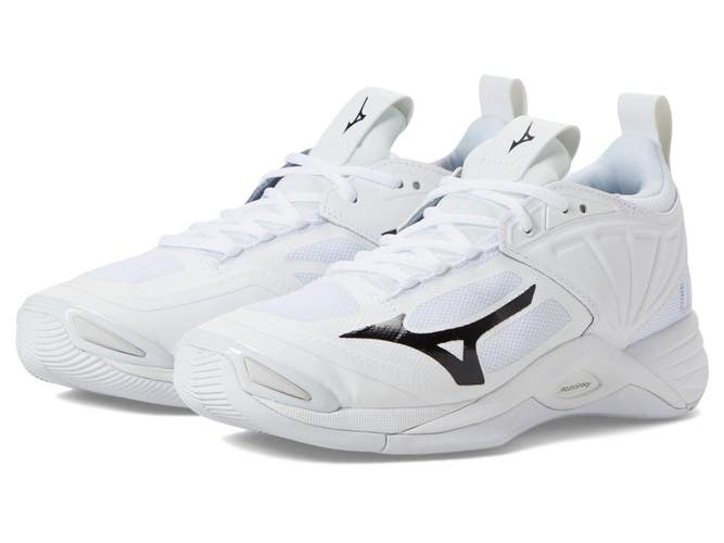 Mizuno Wave Momentum 2 430294-0090 Women's US 11 White Volleyball Shoes MEW1596